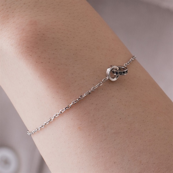 【ペアデザインセット】サークルリングブレスレットセット