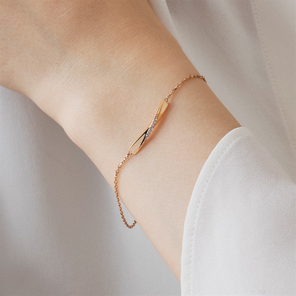 【ペアデザインセット】バーラインブレスレットセット