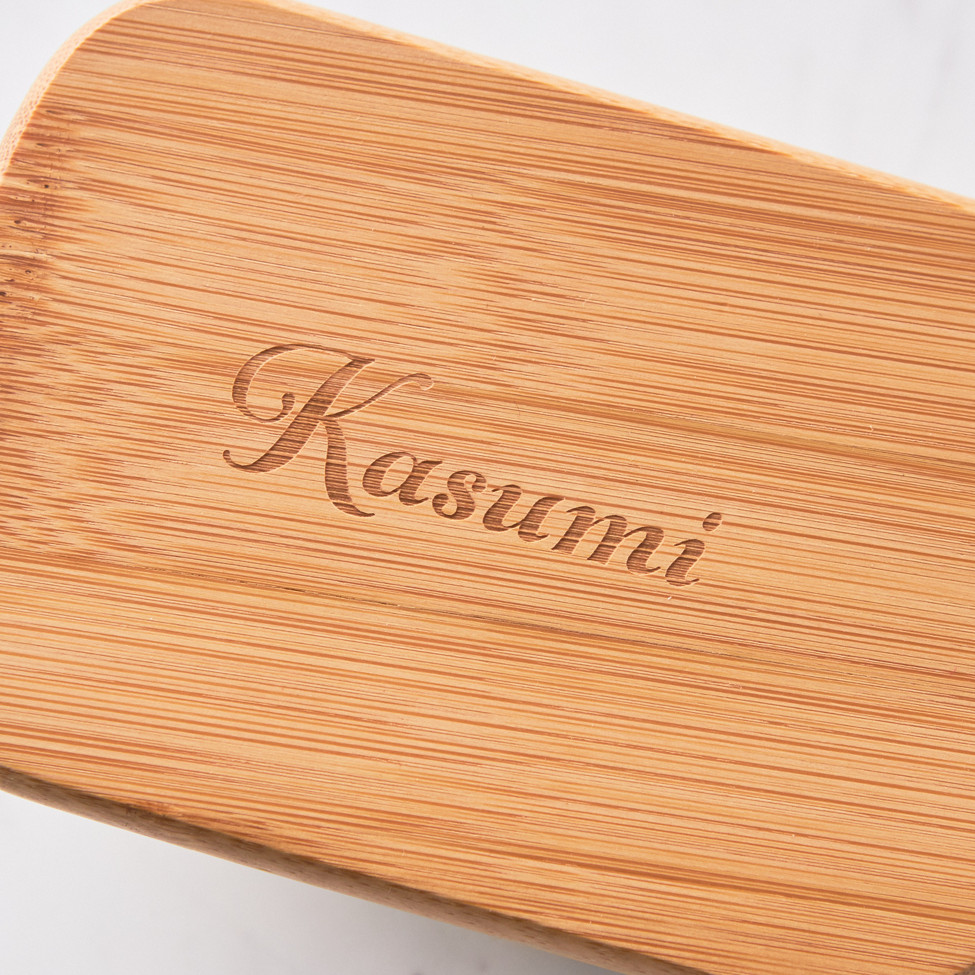 【名入れ刻印】木製パドルブラシ&リップセット