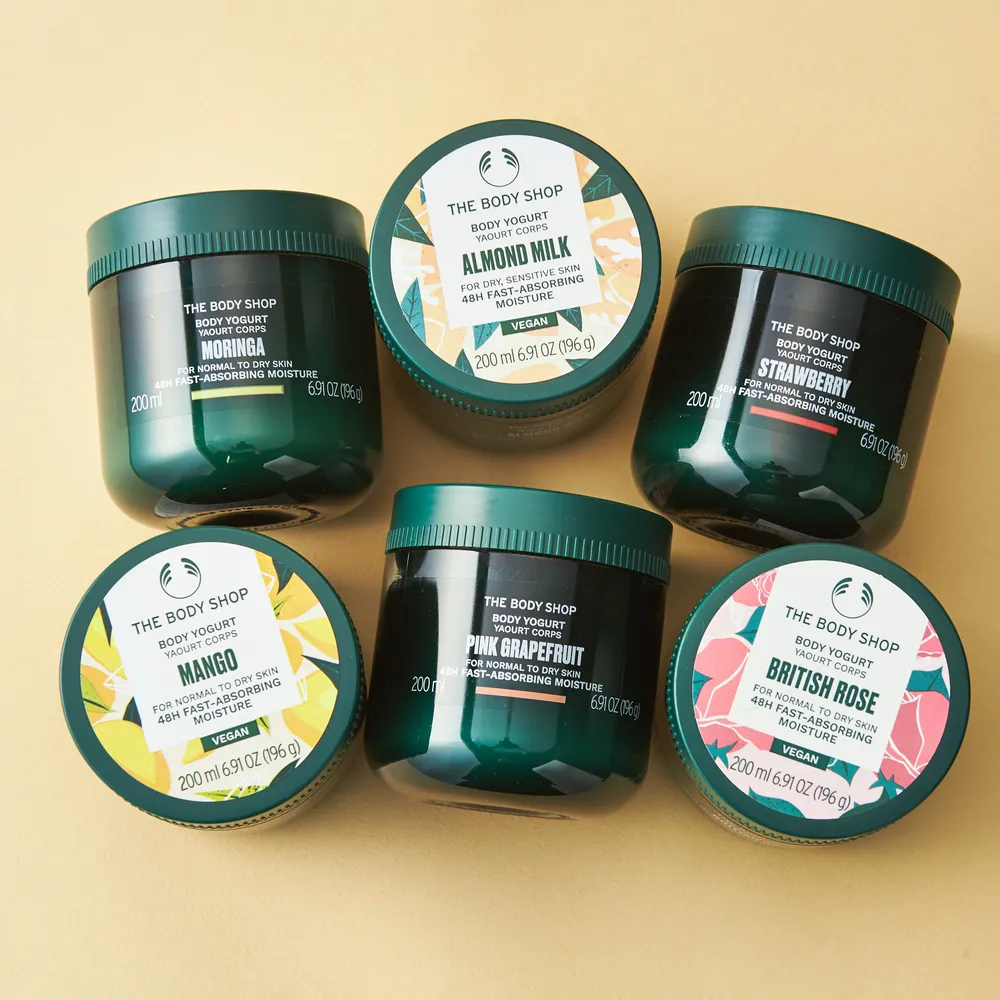 【名入れ刻印】木製パドルブラシ&ボディヨーグルトセット