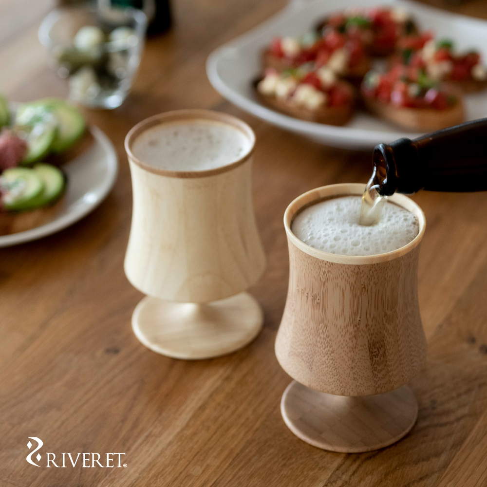 【結婚祝い】ペアビアグラス&クチポールカトラリーセット