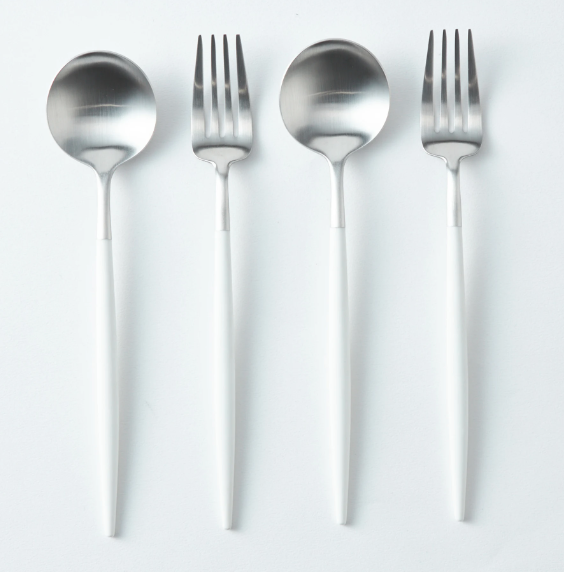 【結婚祝い】ペアビアグラス&クチポールカトラリーセット