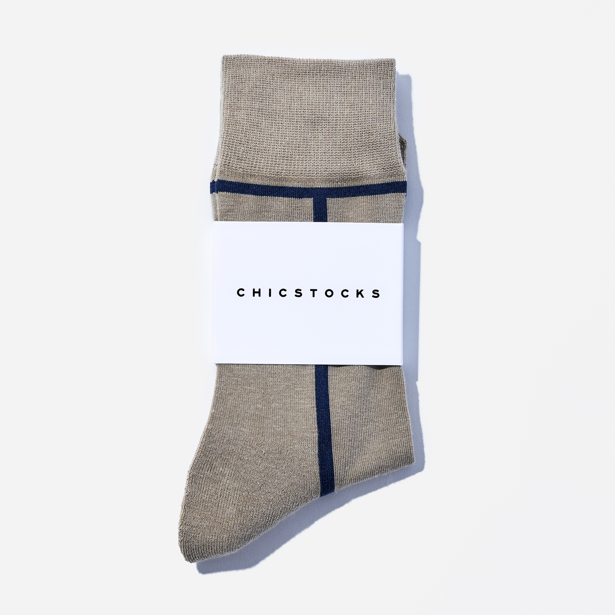 【メンズ1足】奈良で編む日本製靴下 ラインソックス Lサイズ