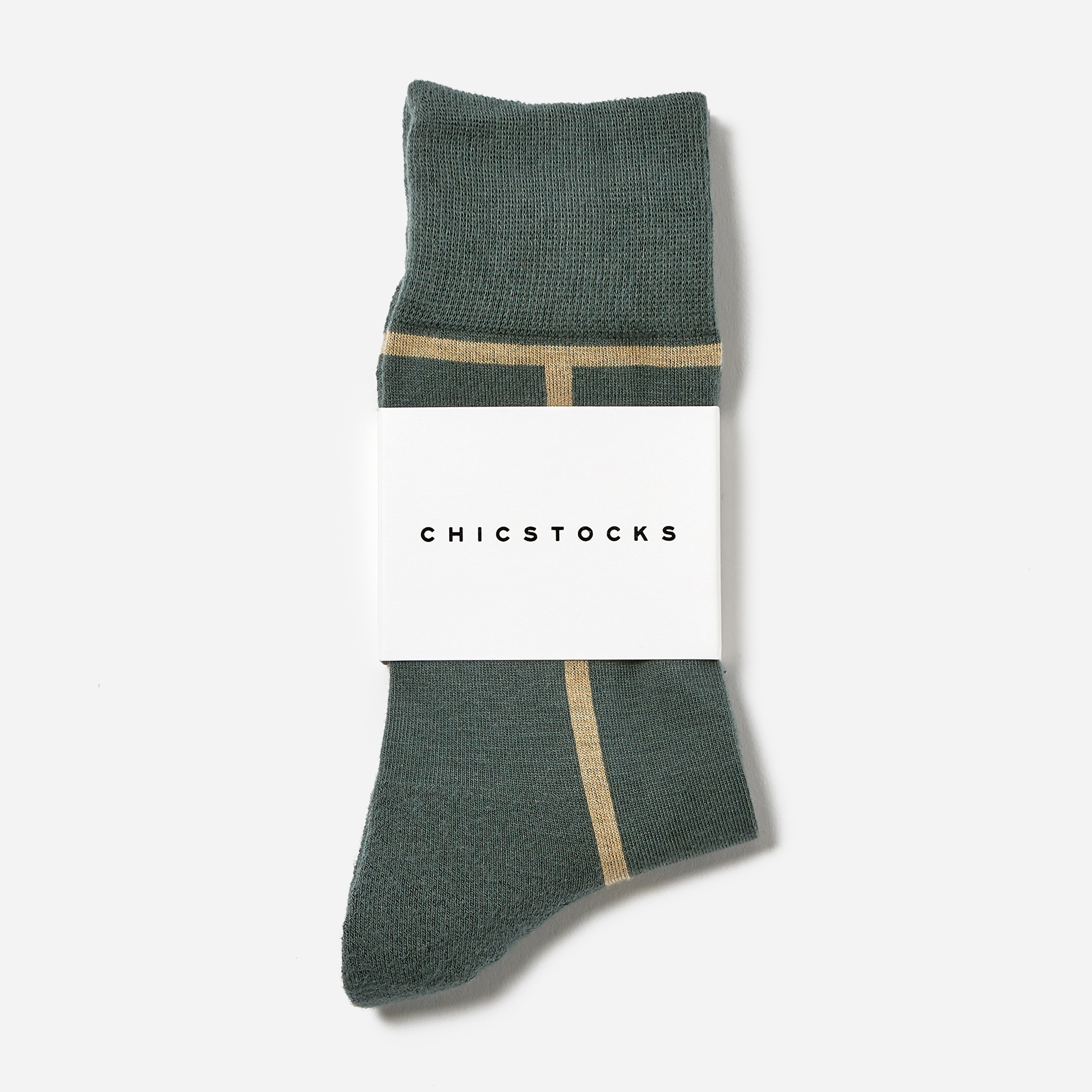 【メンズ1足】奈良で編む日本製靴下 ラインソックス Lサイズ