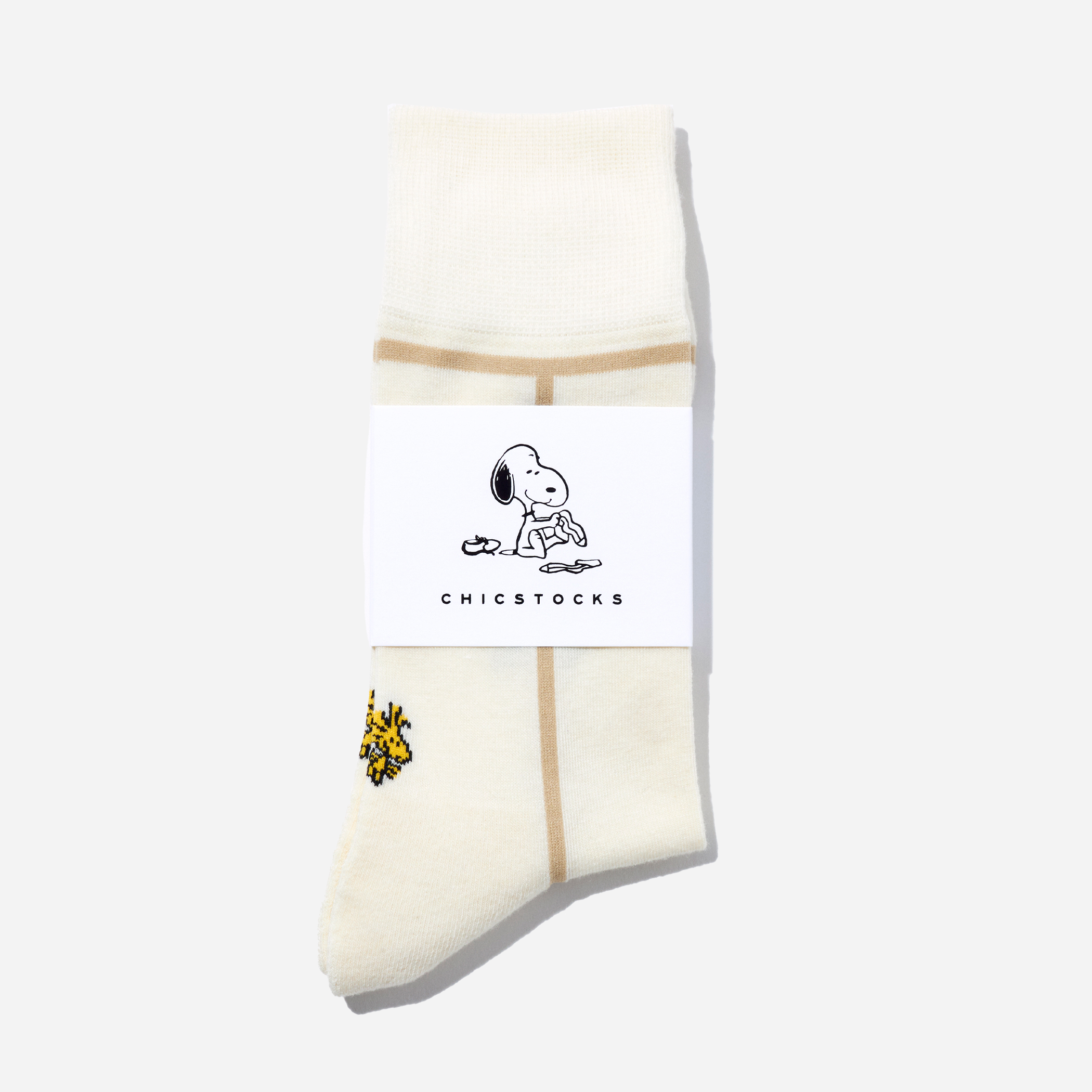 【レディース1足】SNOOPYのラインソックス 日本製