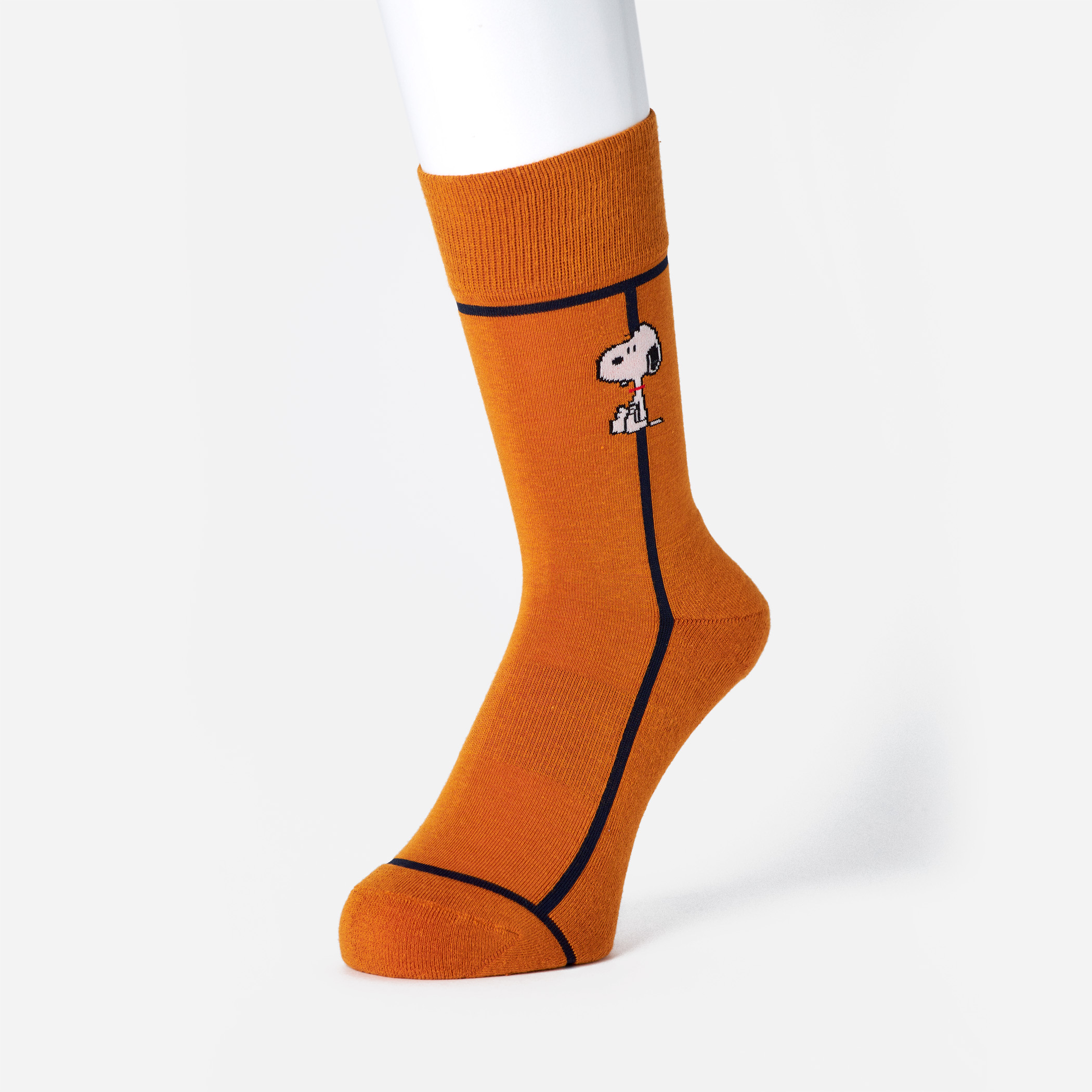 【レディース1足】SNOOPYのラインソックス 日本製