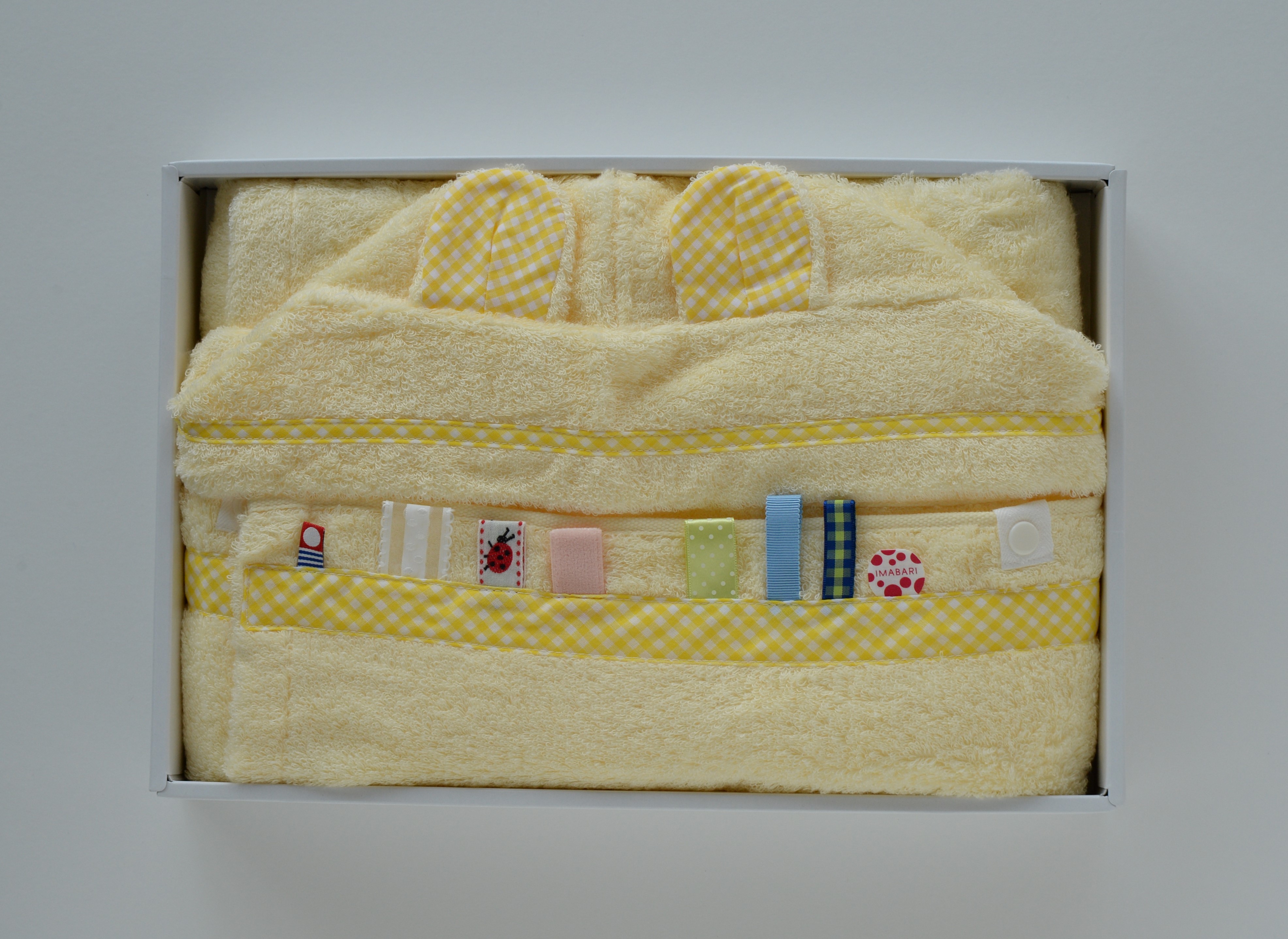 耳つきフードバスタオル　ギフトボックス