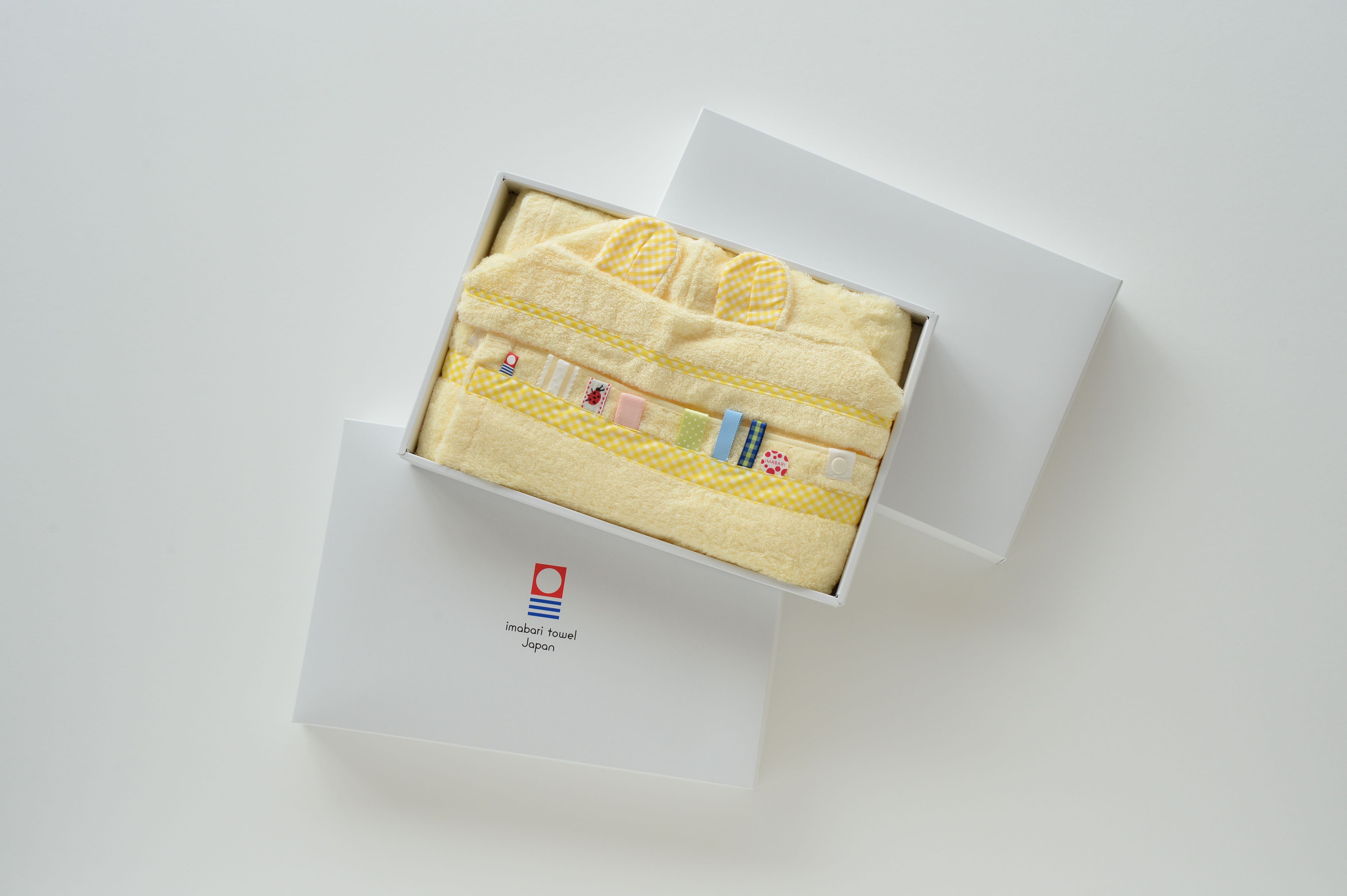 耳つきフードバスタオル　ギフトボックス