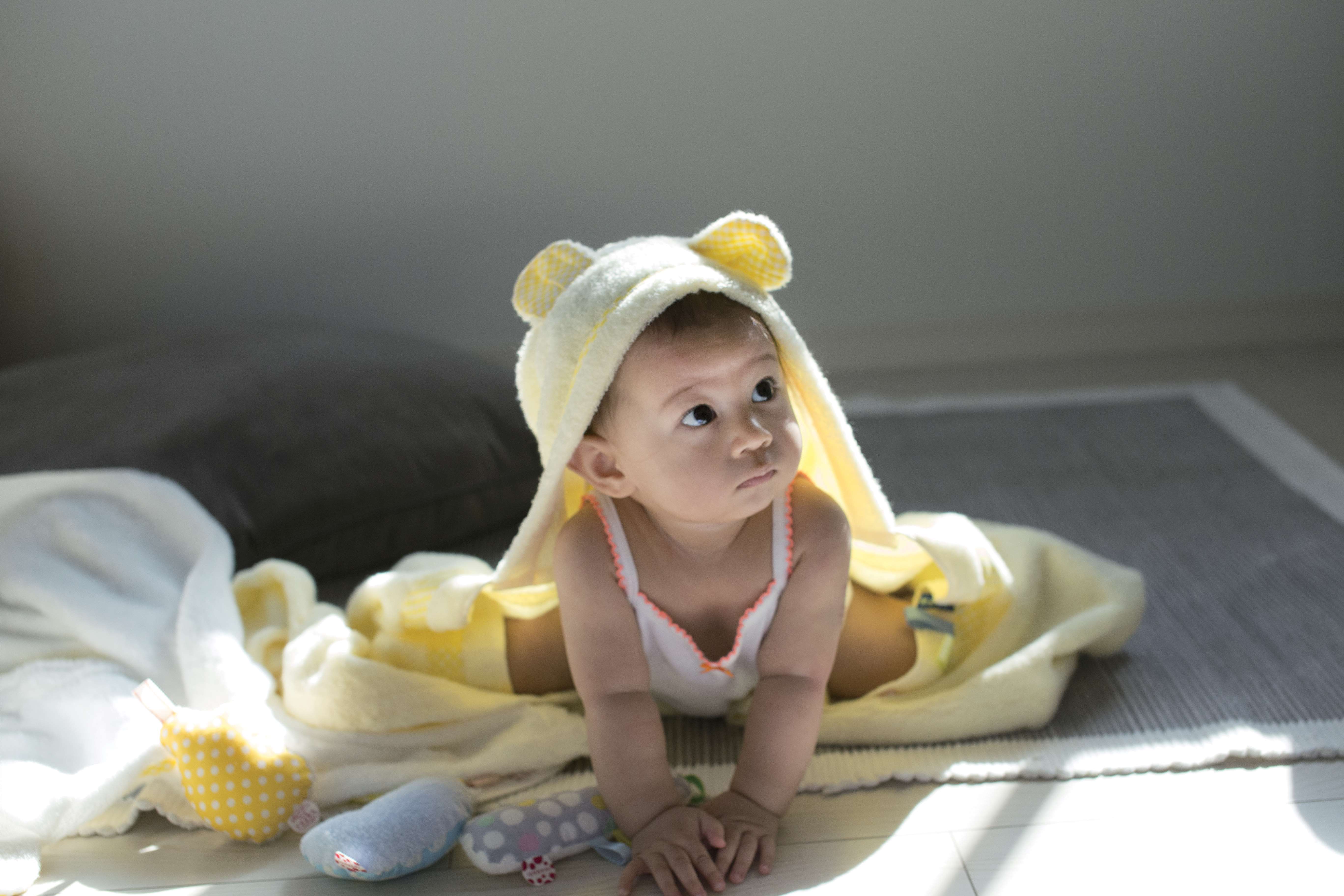 耳つきフードバスタオル　ギフトボックス