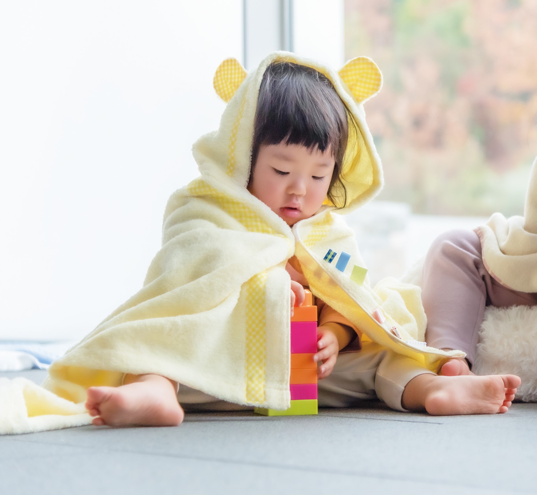 耳つきフードバスタオル　ギフトボックス