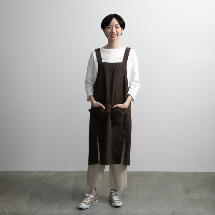 H型エプロン（キャンバス）
