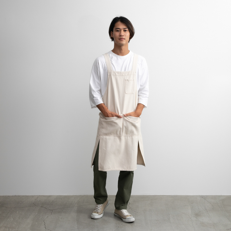 H型エプロン（キャンバス）