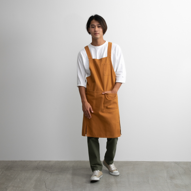 H型エプロン（キャンバス）