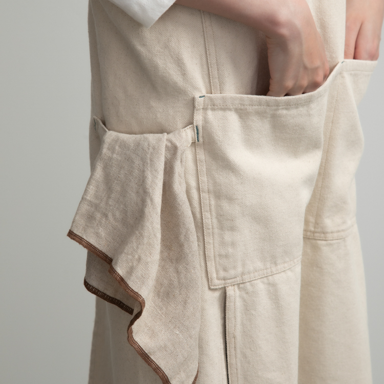 H型エプロン（キャンバス）