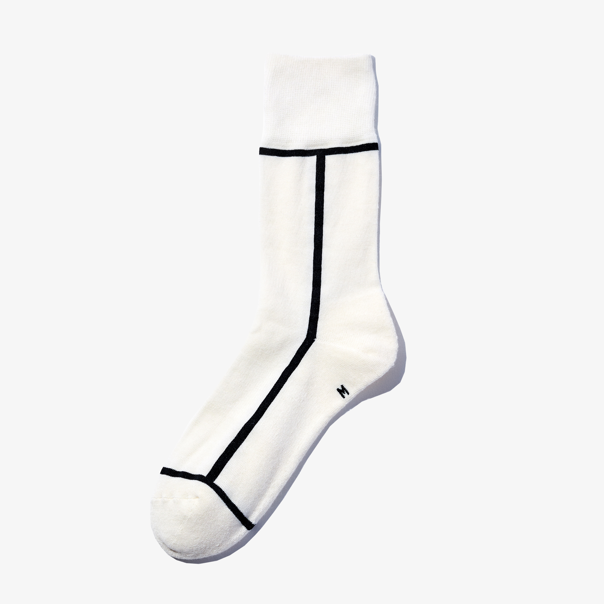 【選べるメンズ3足】奈良で編む日本製靴下 ラインソックス Lサイズ