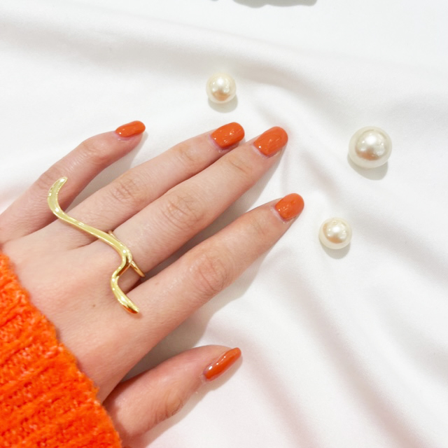 ウェーブラインリング