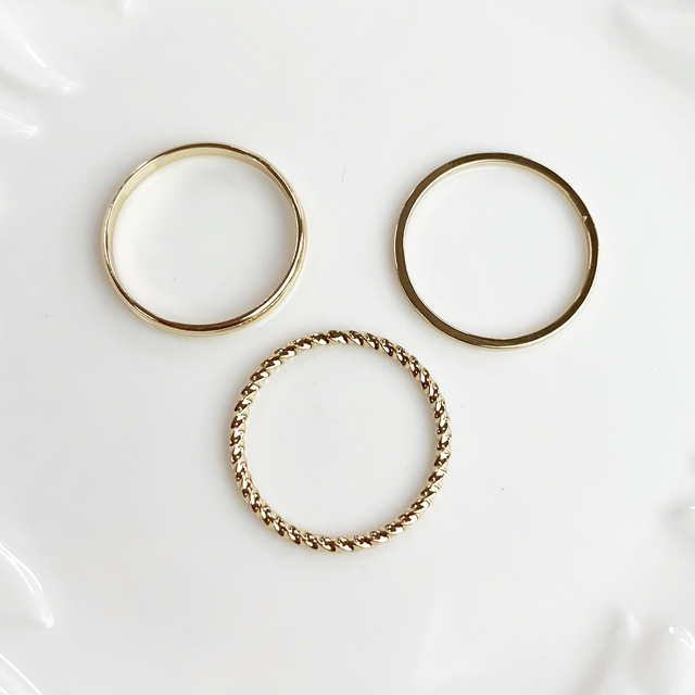 クロスデザインセットリング