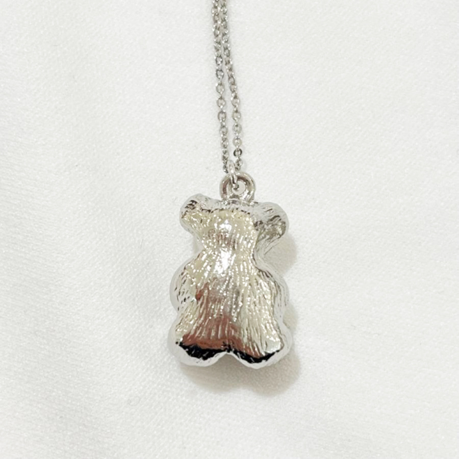 ベア×ストーンネックレス