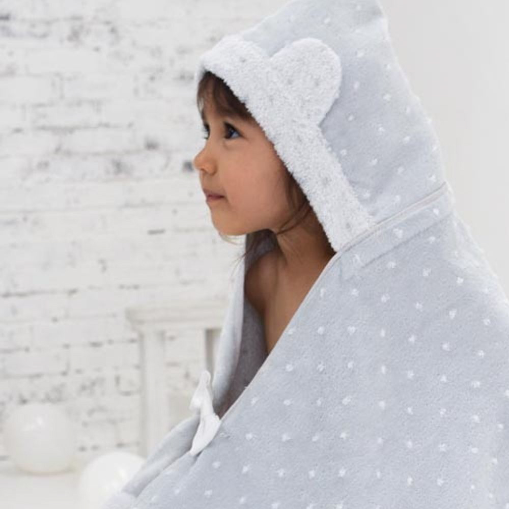 【名入れギフト】ジュエル　フード付きバスタオル