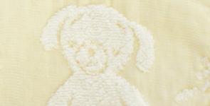 【名入れギフト】マカロン　フード付きバスタオル・ハンカチセット