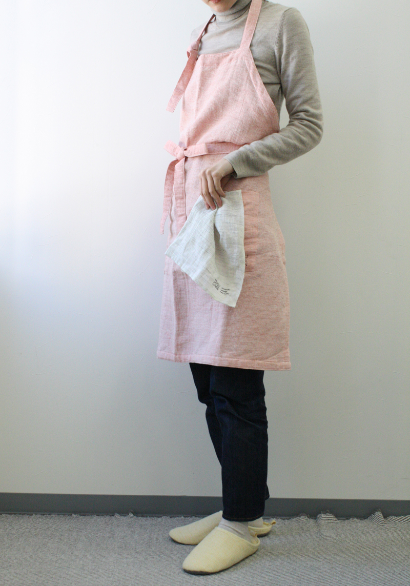 【kontex】MOKU LINEN　エプロン