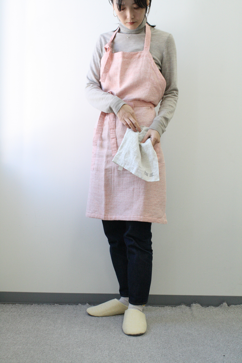 【kontex】MOKU LINEN　エプロン