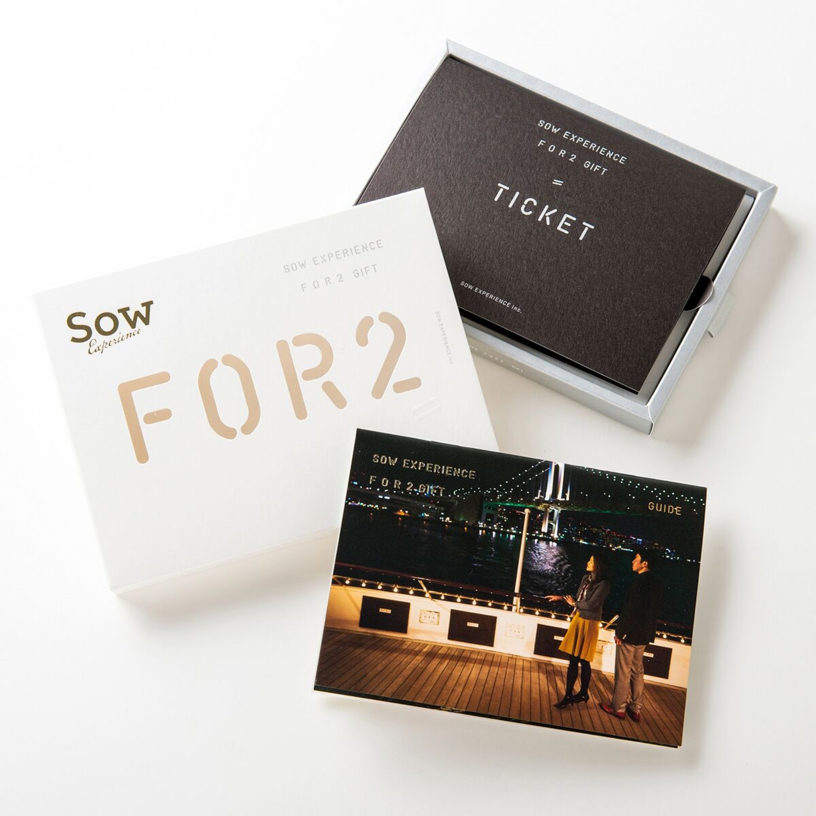 ペア】2人のための体験カタログ FOR2ギフト（BROWN） | SOW EXPERIENCE  