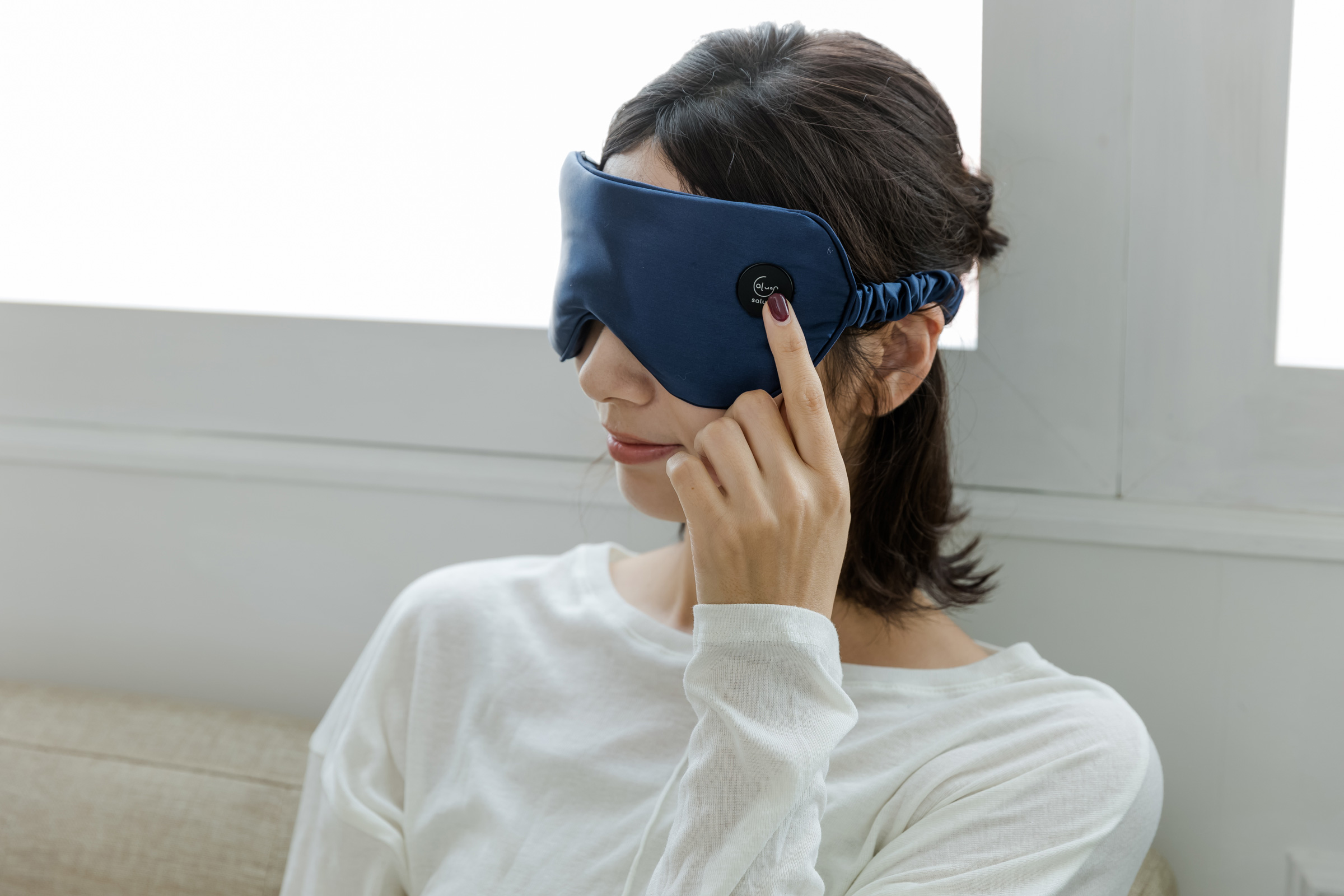 高級シルク100% 充電式ホットアイマスク プレミアム