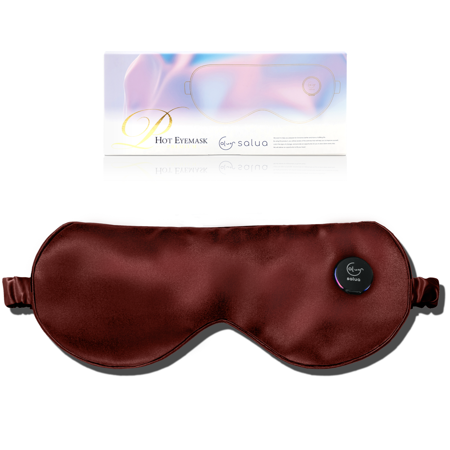 高級シルク100% 充電式ホットアイマスク プレミアム