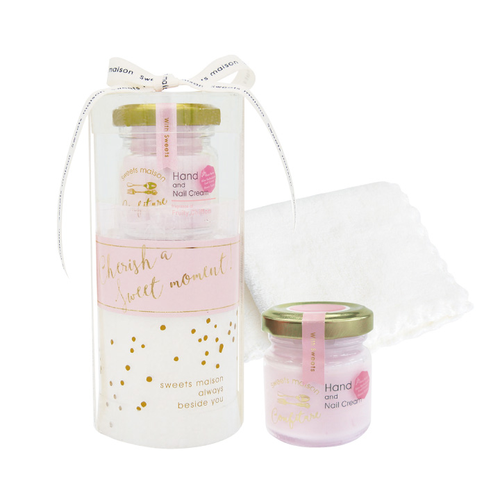 コンフィチュールハンド&ネイルクリーム&ハンドタオルセット