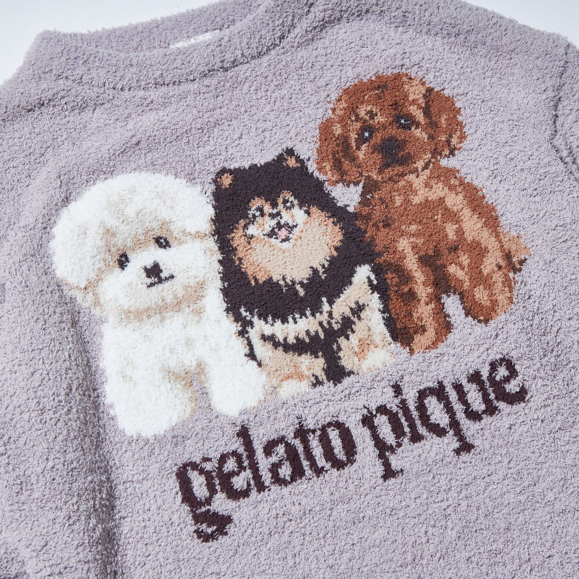 【WOMEN】パウダーDOG3柄JQDワンピース