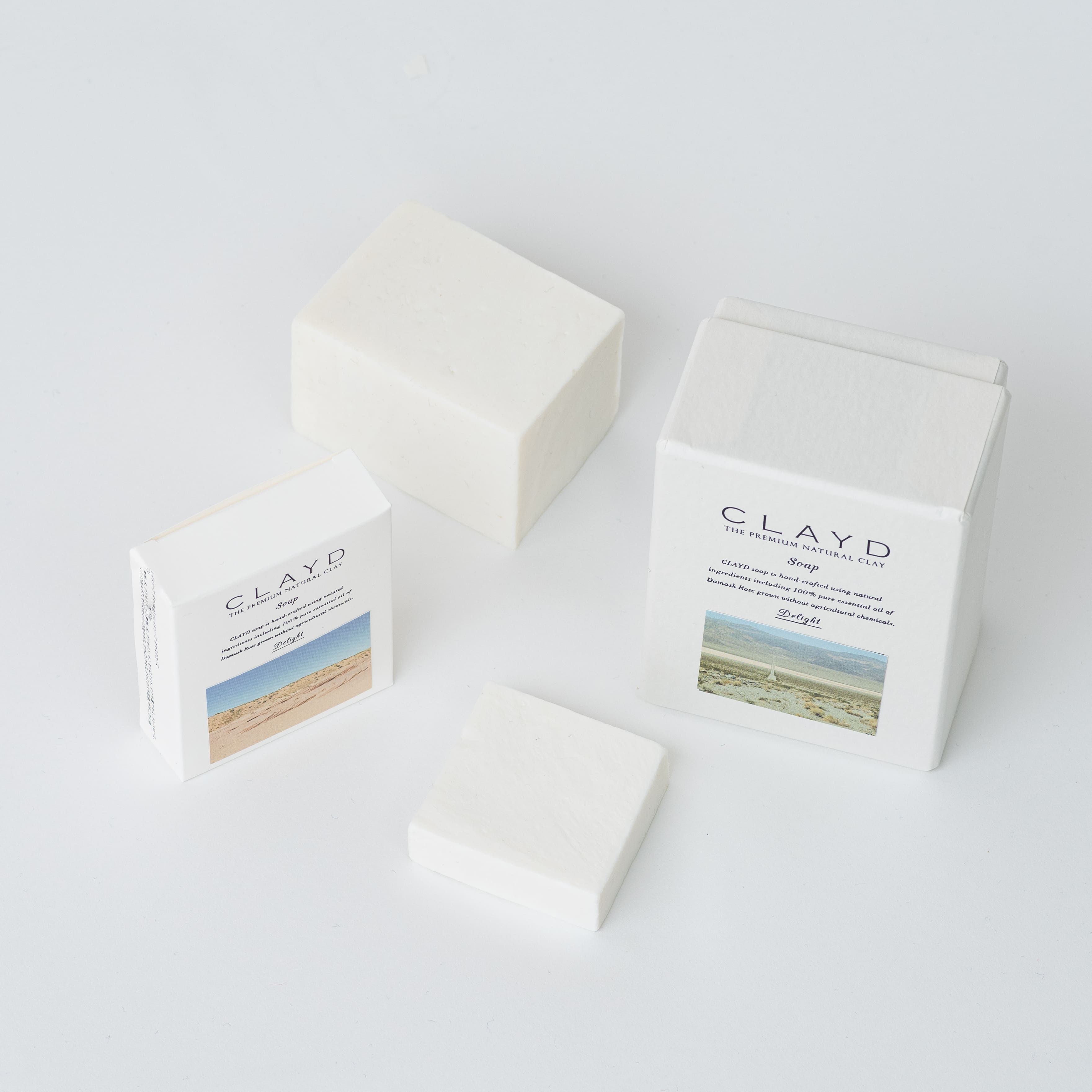 CLAYD SOAP -Damask Rose-