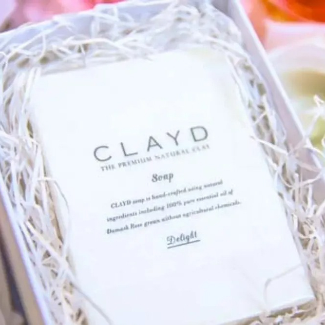 CLAYD SOAP -Damask Rose-