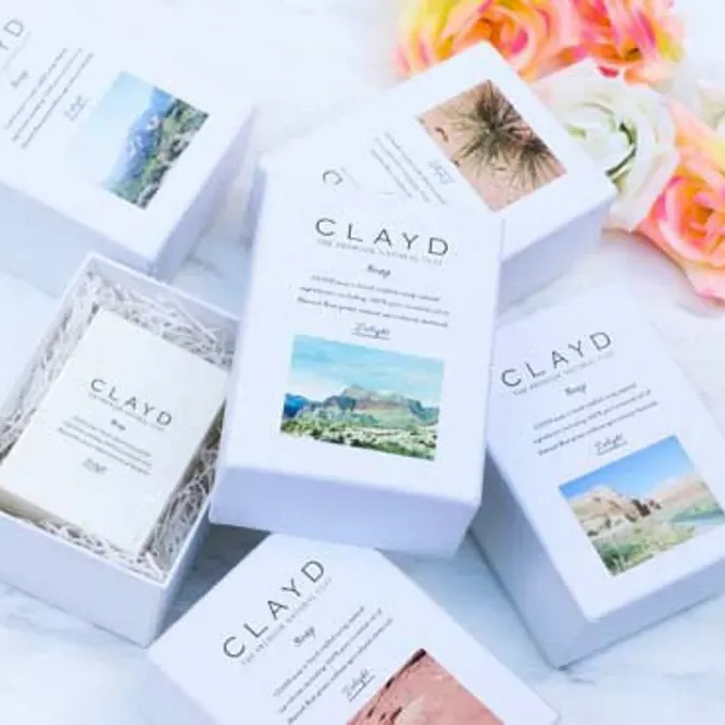 CLAYD SOAP -Damask Rose-