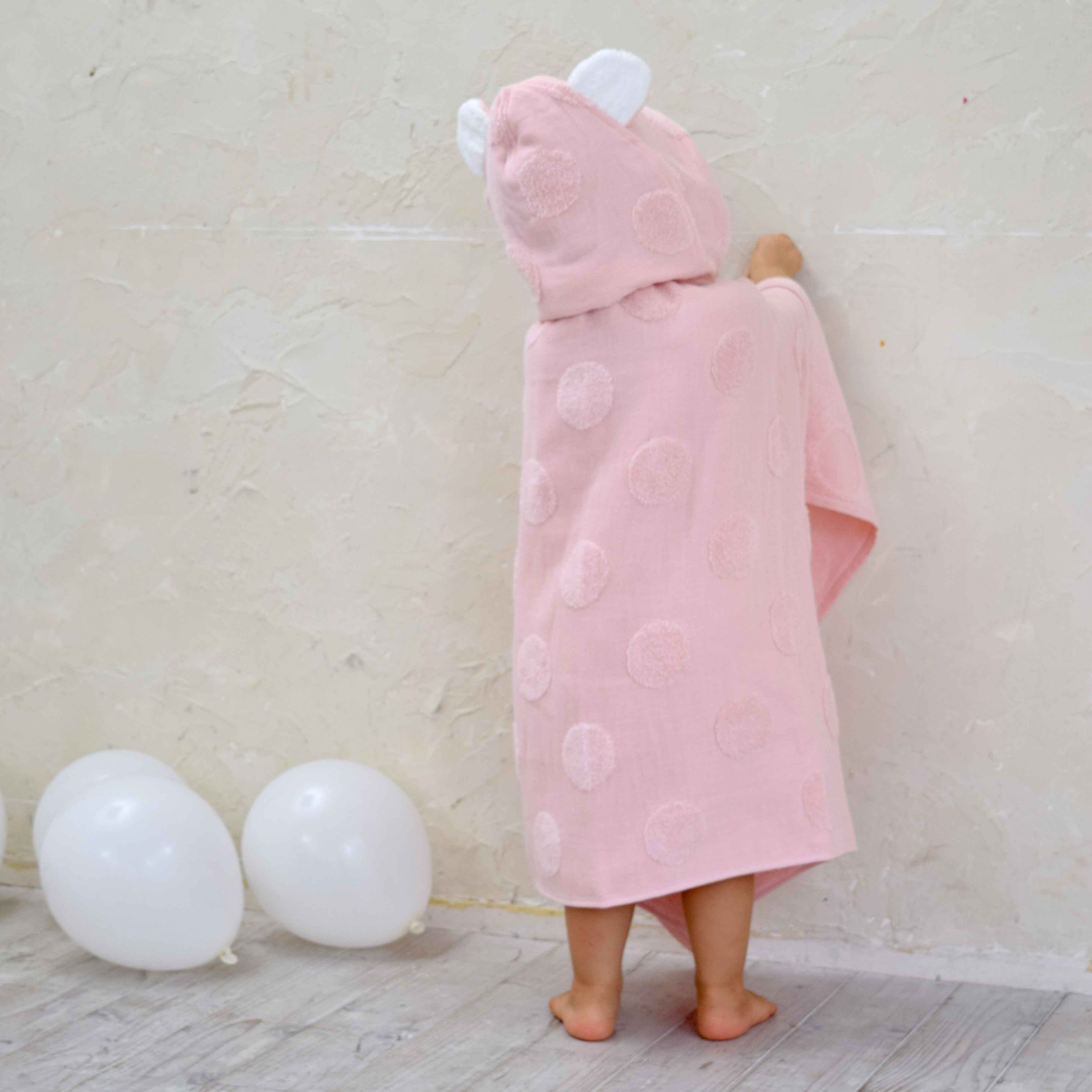 【名入れギフト】音いっぱい積み木+フード付きバスタオルセット