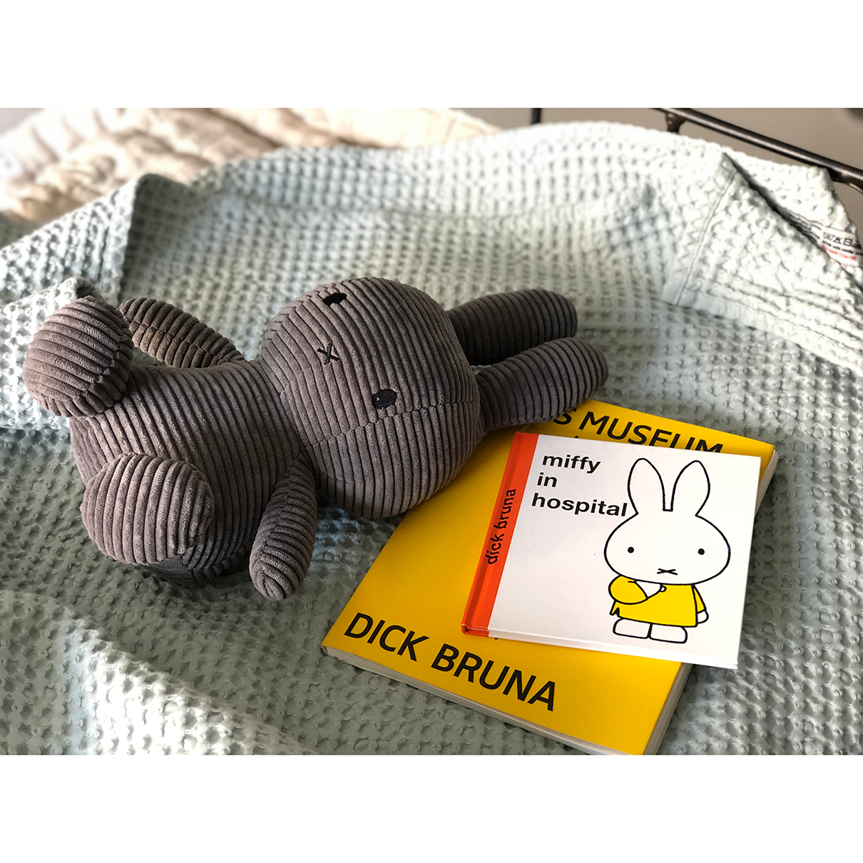 えほんライトとミッフィー（コーデュロイ/33cm）のセット