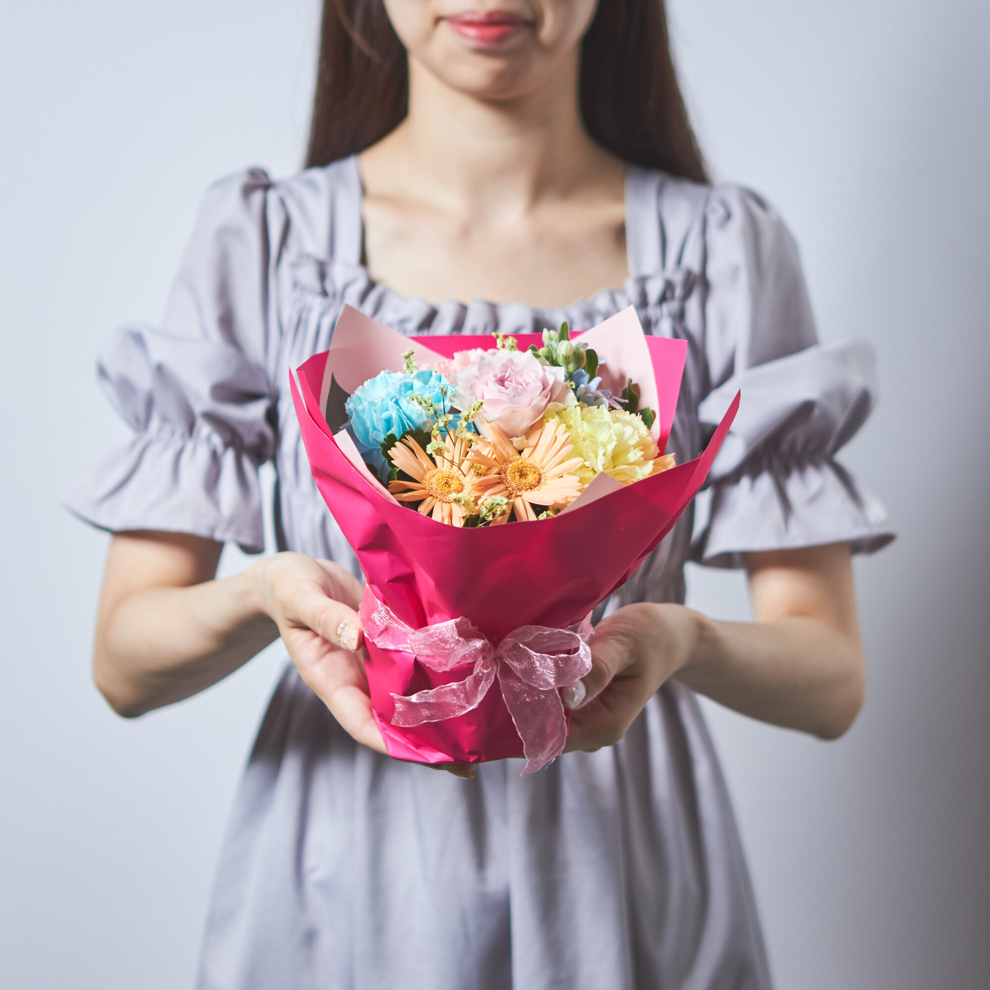 【送料無料！配送指定可】誰かに贈りたくなるそのまま飾れるブーケ