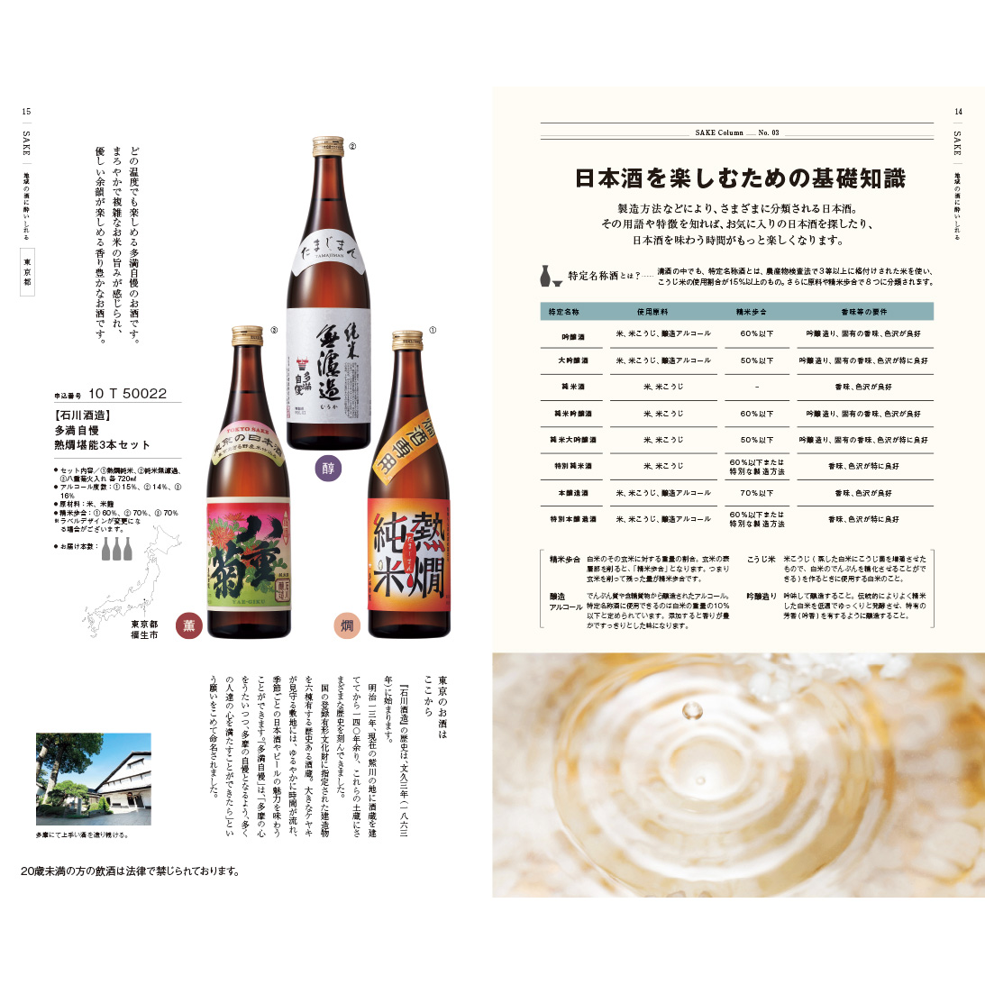 お酒好きの方へ送るお酒カタログと切子セット