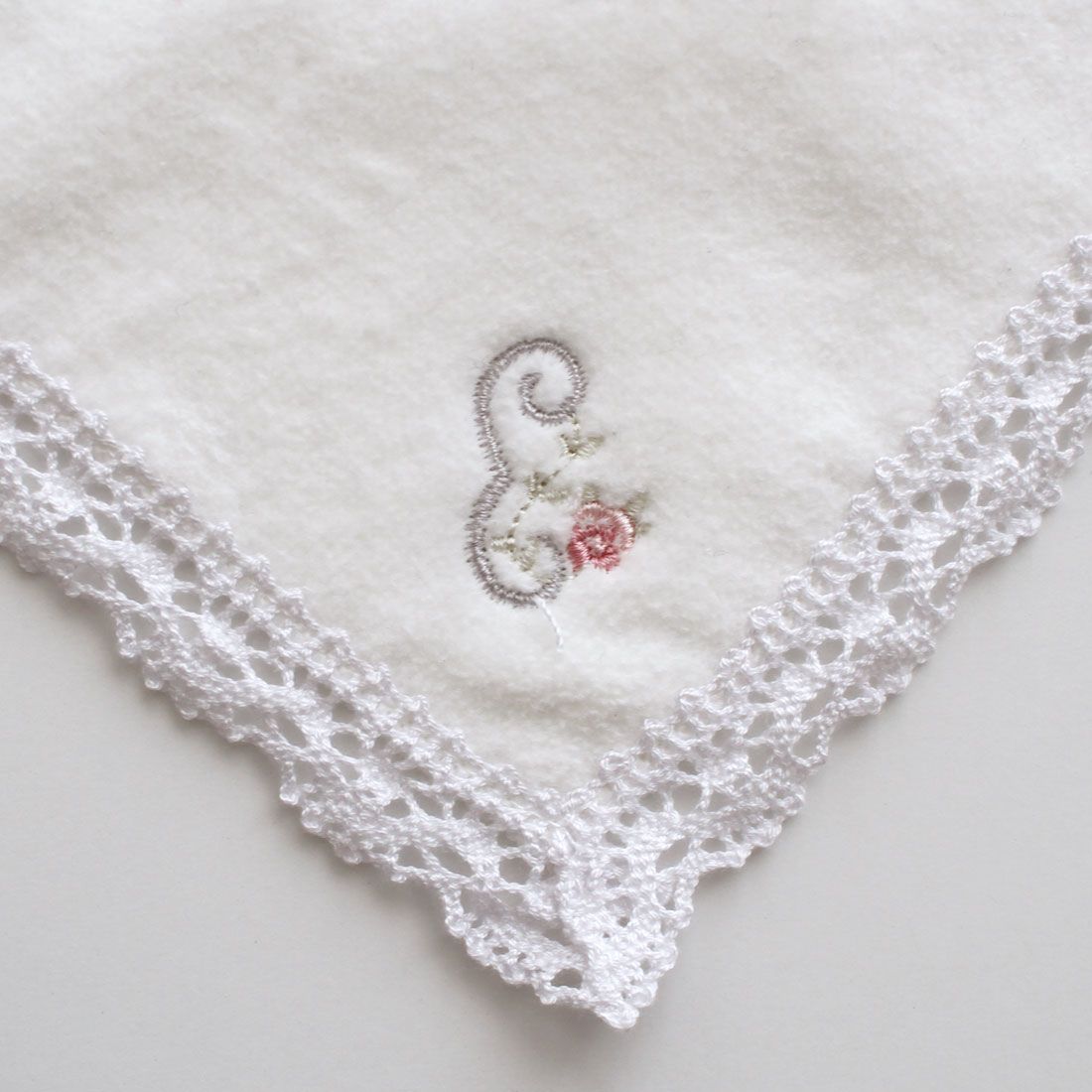 イニシャルタオルハンカチ