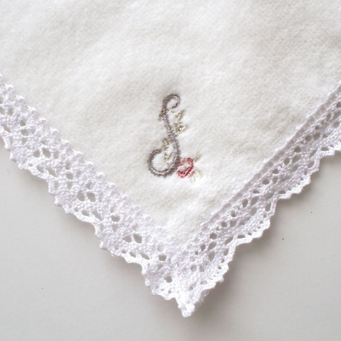 イニシャルタオルハンカチ