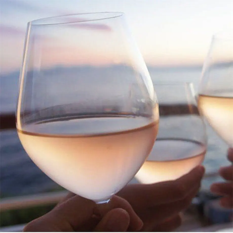 【ワインとお花のギフト】南フランスのロゼワイン グルナッシュとプリザーブドフラワー