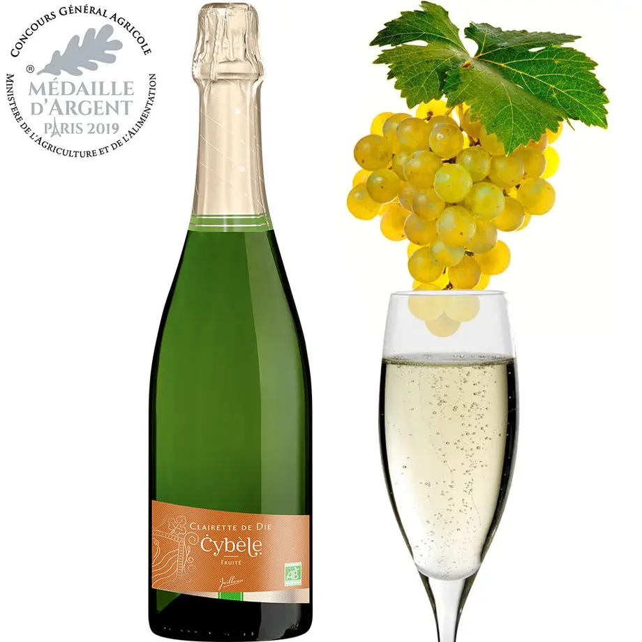 【スパークリングワインと生花のギフト】ビオスパークリングとフラワーアレンジメント