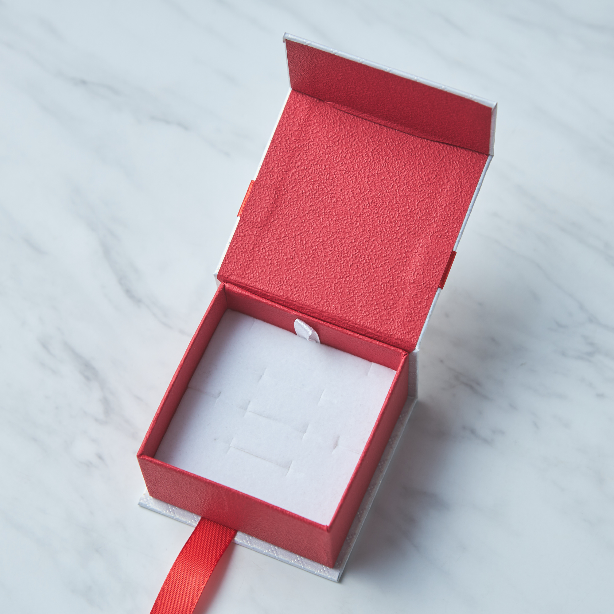 【リボンケースでお届け】コットンパールリング＆ネックレスセット