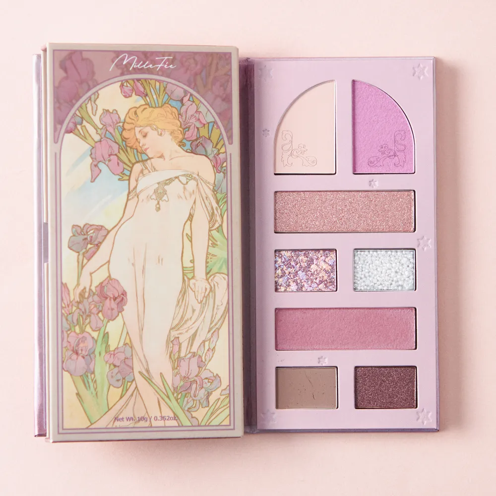 【BOX付】絵画パレットとイニシャルハンカチ