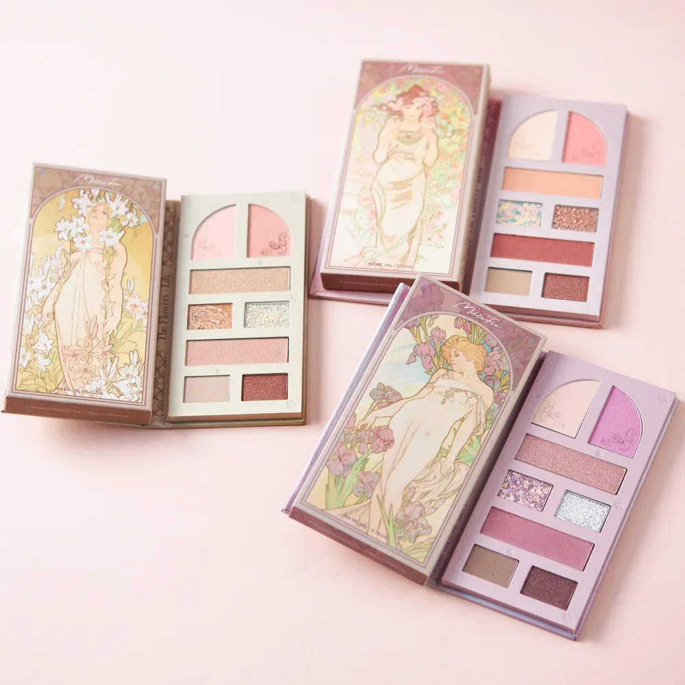 【BOX付】絵画パレットとイニシャルハンカチ