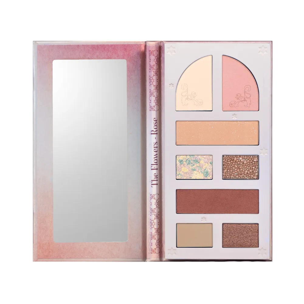 【BOX付】絵画パレットとイニシャルハンカチ