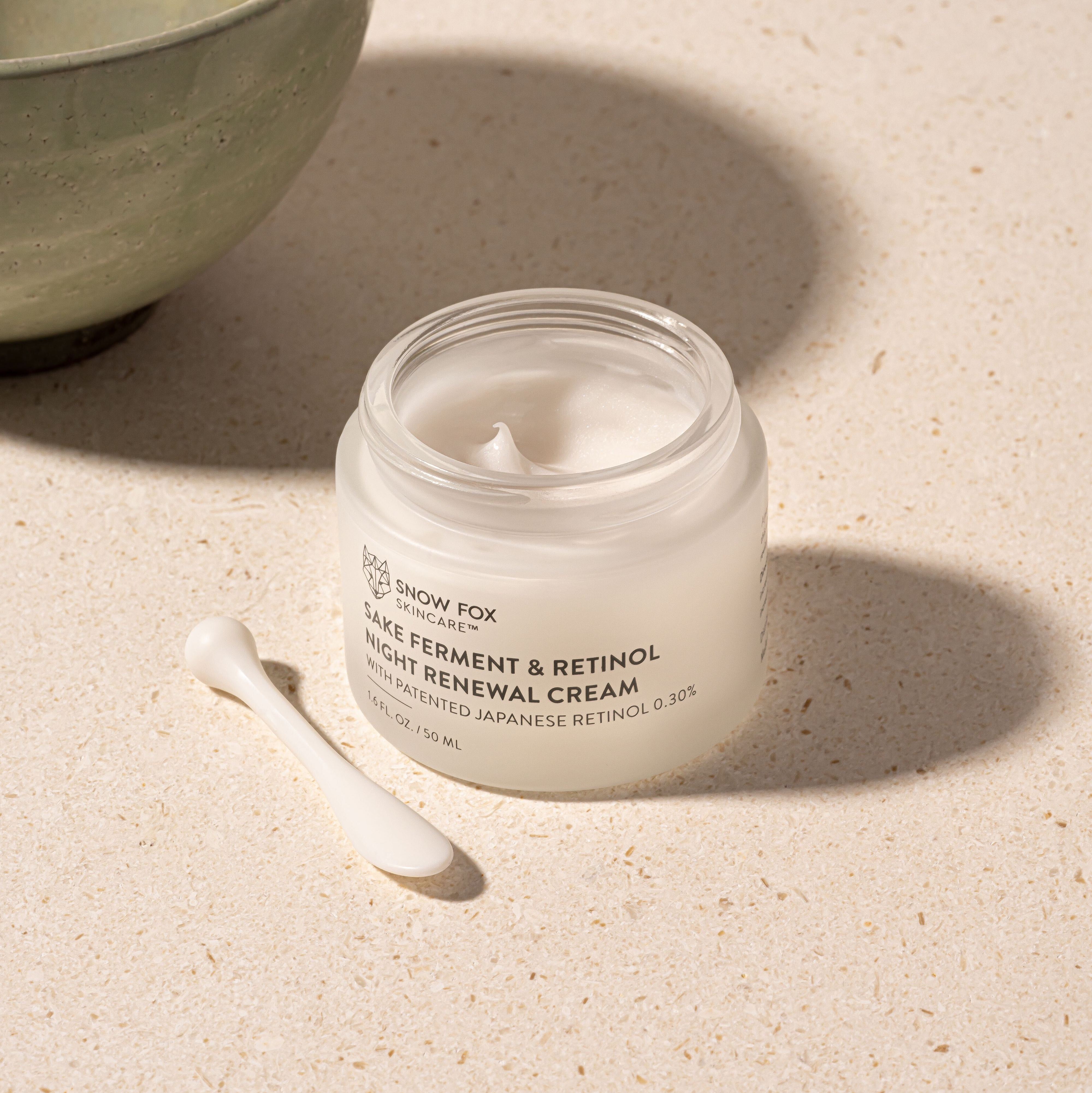 SAKE ナイトクリーム 50ml 【日本製レチノール配合】 | SNOW FOX