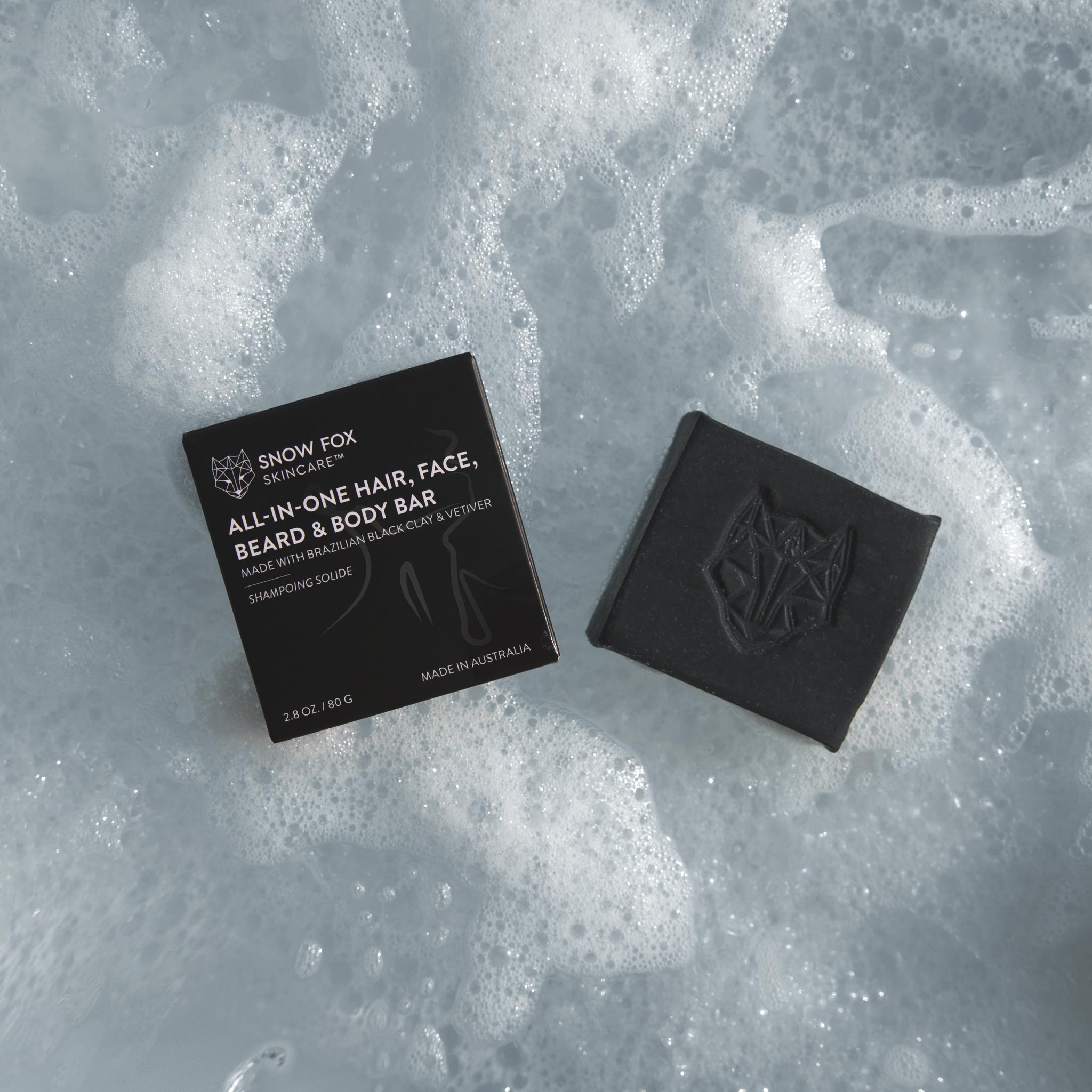 ブラッククレイ オールインワン シャンプー バー