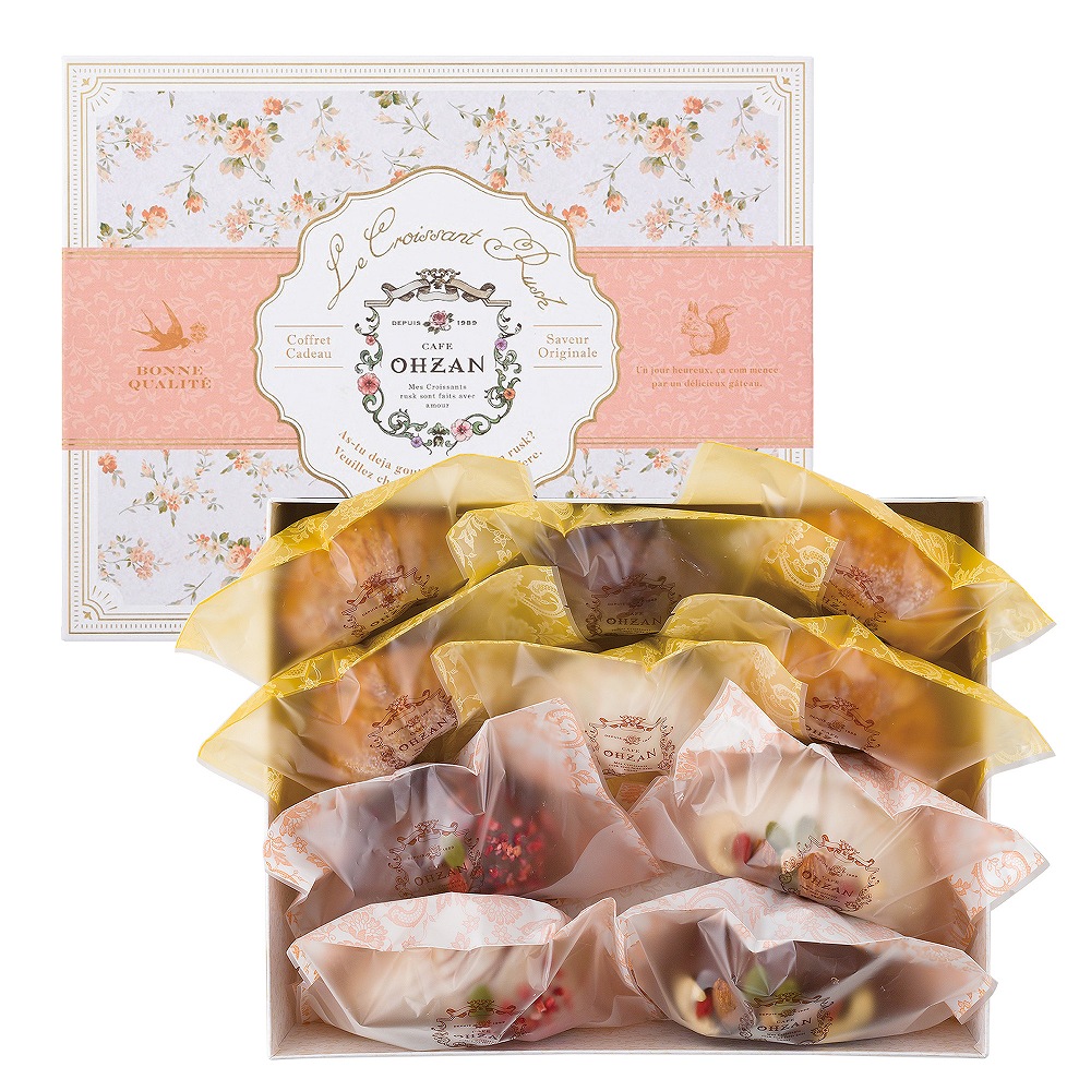 【出産内祝い・名入れ】クロワッサンラスク（選べる個数5・10個）