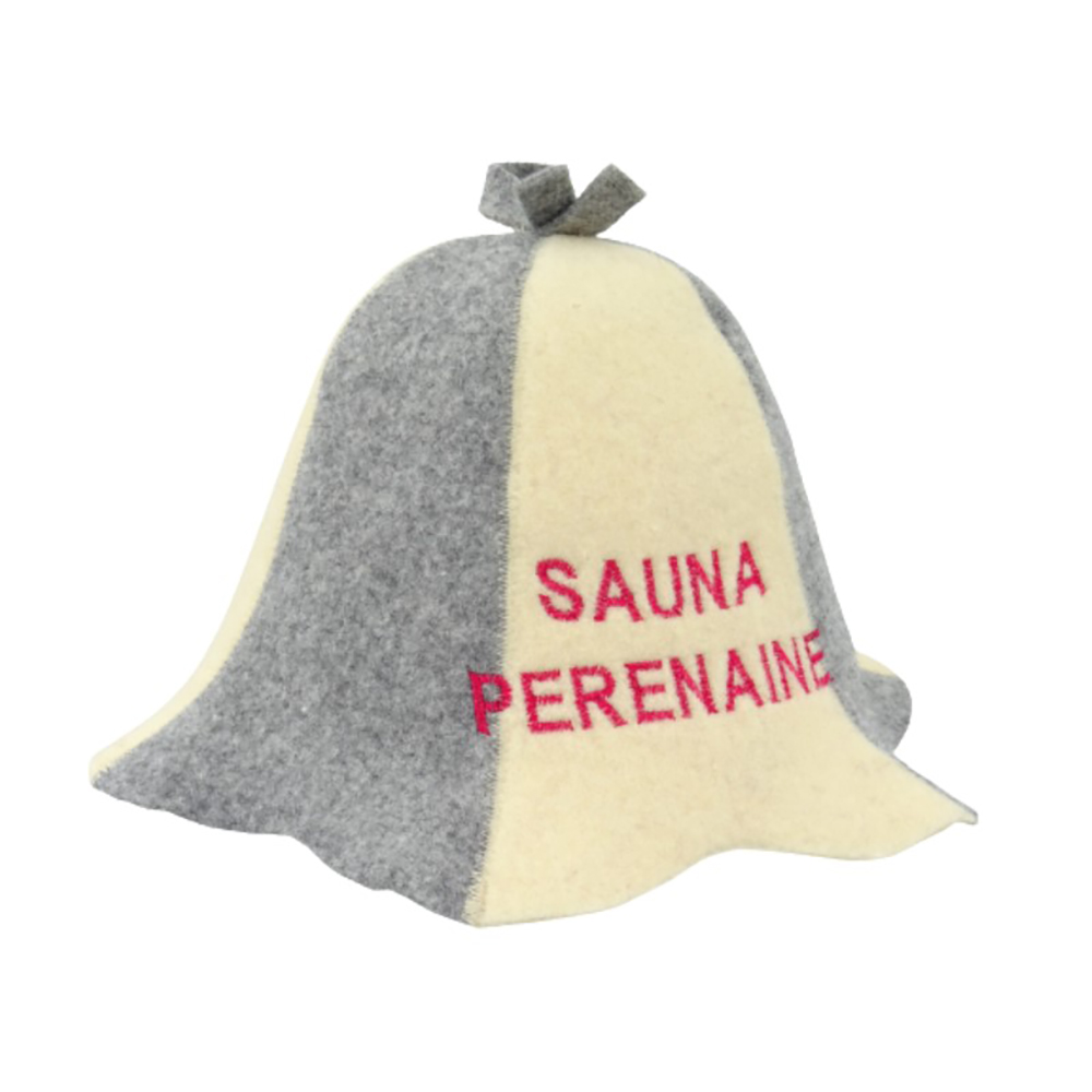 サウナハット フリーサイズ ベージュN016 サウナペレミー 6mmフェルト 100%ウール